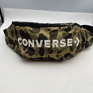 Mens/Womens Converse Waist Fanny Pack Bag Camo Large Belt Zip Logo‎ Pocket